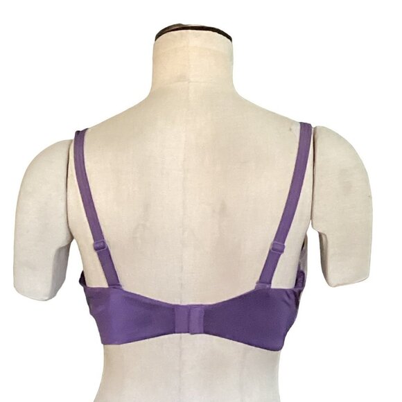 Victoria's Secret Very Sexy Pushup Bra Lace Accent 36DD Purple #161L - Picture 5 of 6